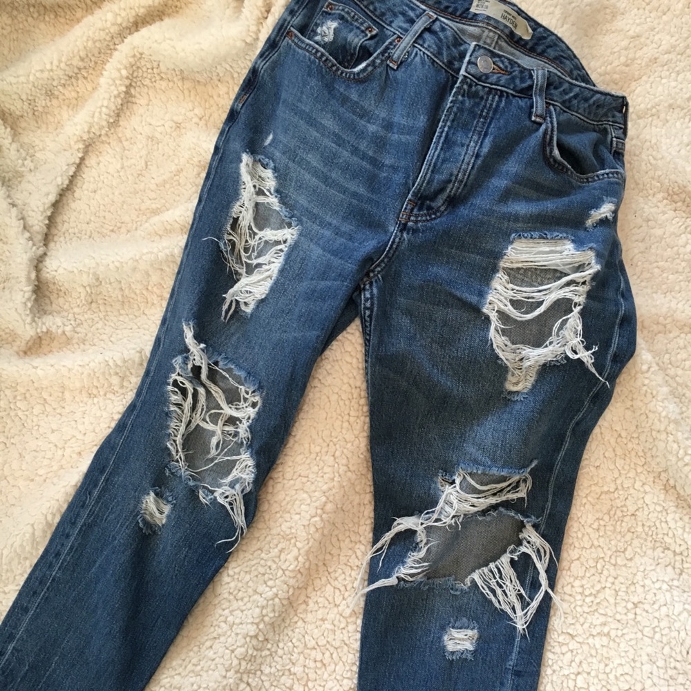 Topshop ripped jeans
